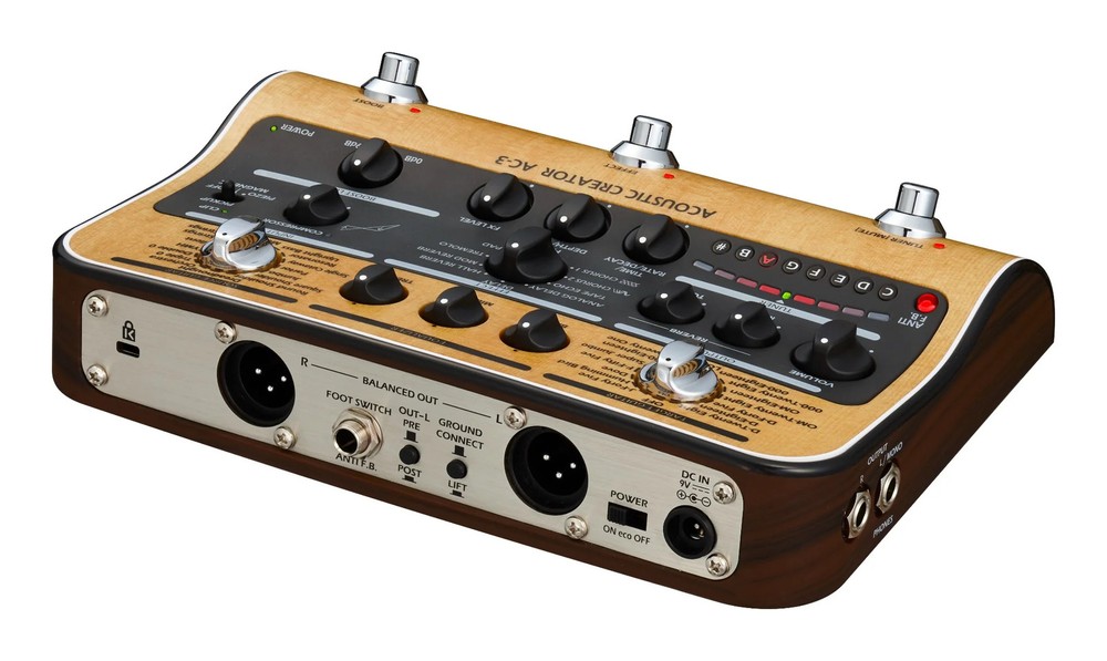 Zoom AC3 Acoustic Creator Multi Effects Pedal