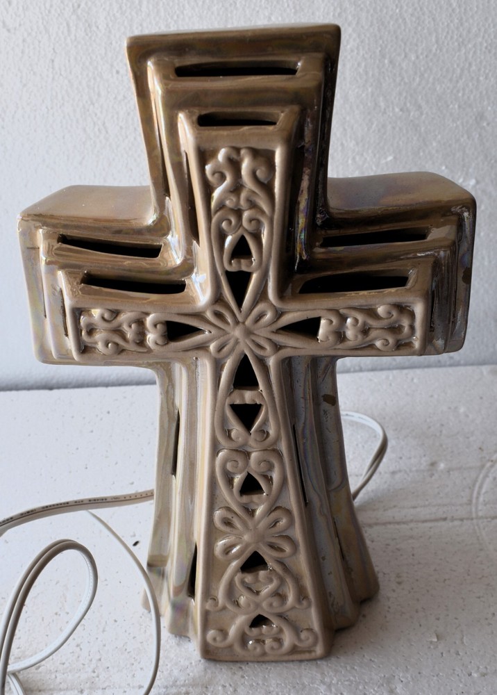 Ceramic Cross Night Light from Kirklands