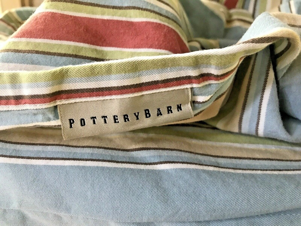 Pottery Barn Doyle Multi Striped Euro Sham