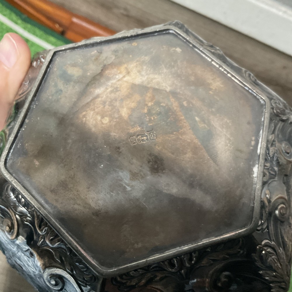 SILVERPLATE on Copper PITCHER Dutch Colonial