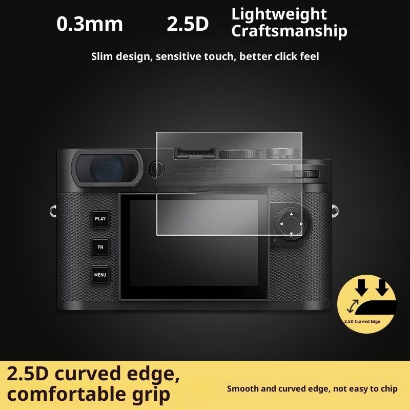 2PCS LCD Screen Protector Tempered Glass Protective for Leica M11-P M EV1 Camera
