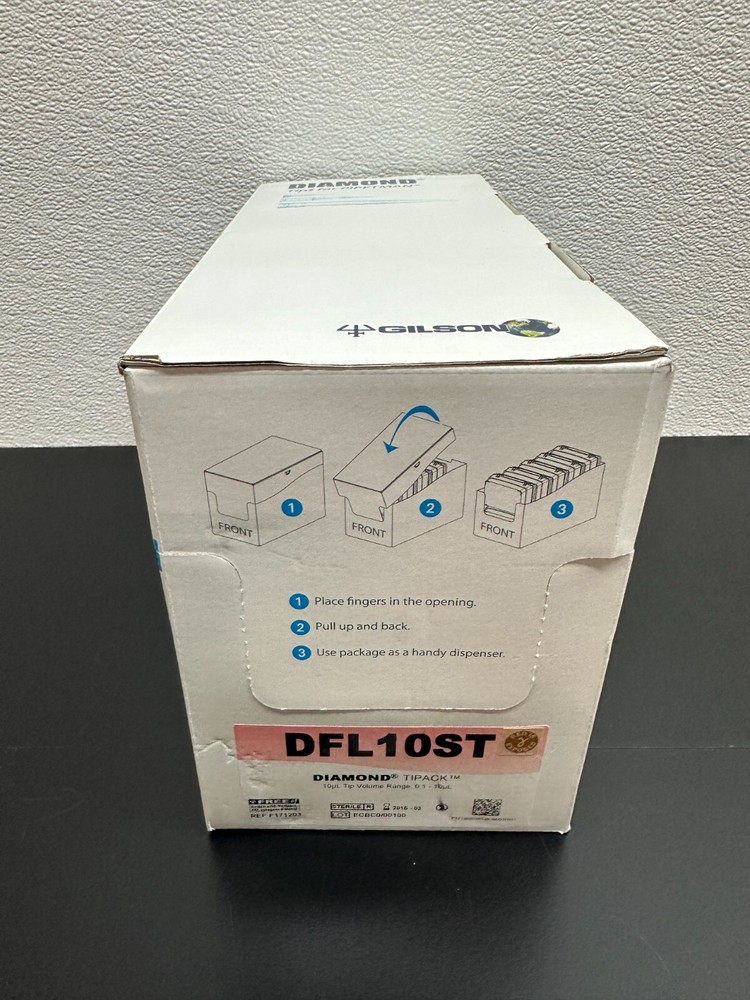 GILSON REF DFL10ST Pipetman Diamond Tips Polyethylene 0.1-10UL TiPack