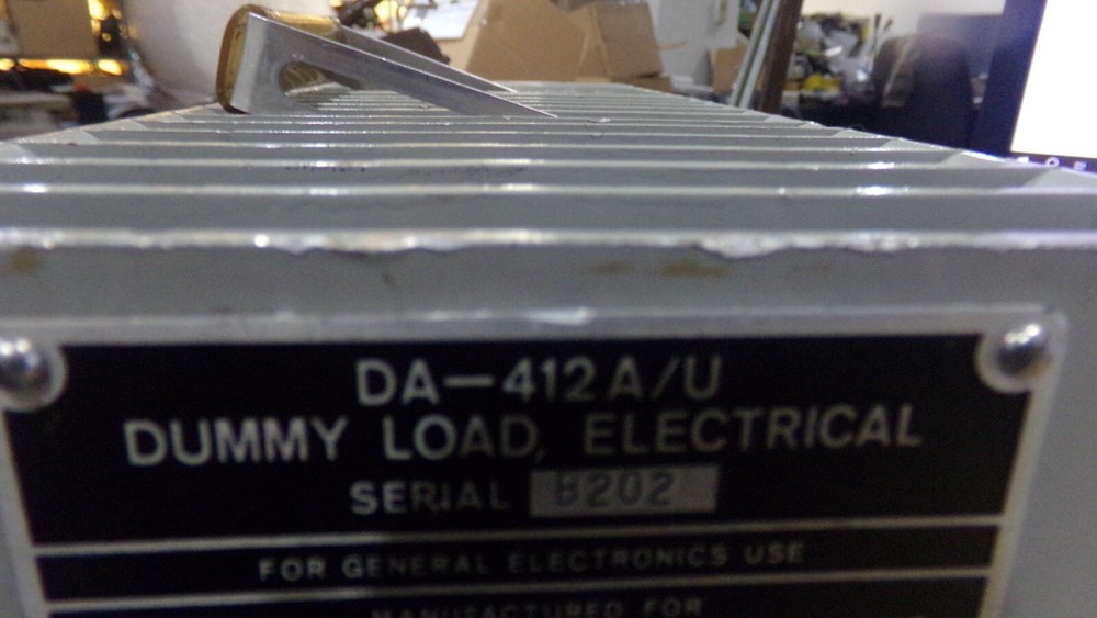 Bird Electronic Model: DA-412A/U. 500W Dummy Load. DC-3GHz