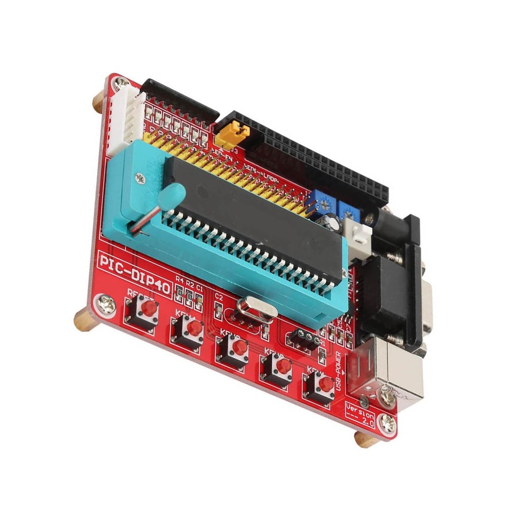 PIC16F877A Microcontroller Learning Board Development Kit with RS232 Interfac...