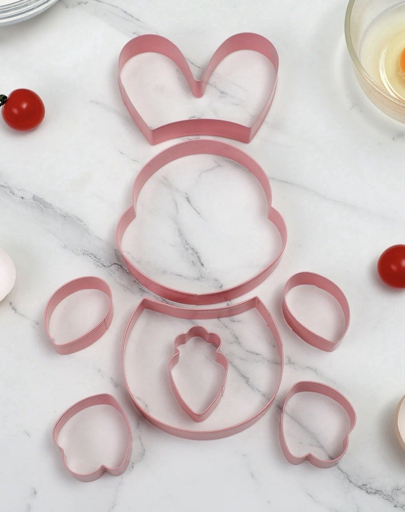 8 PIECE COOKIE CUTTER SET - BUNNY SPRING EASTER