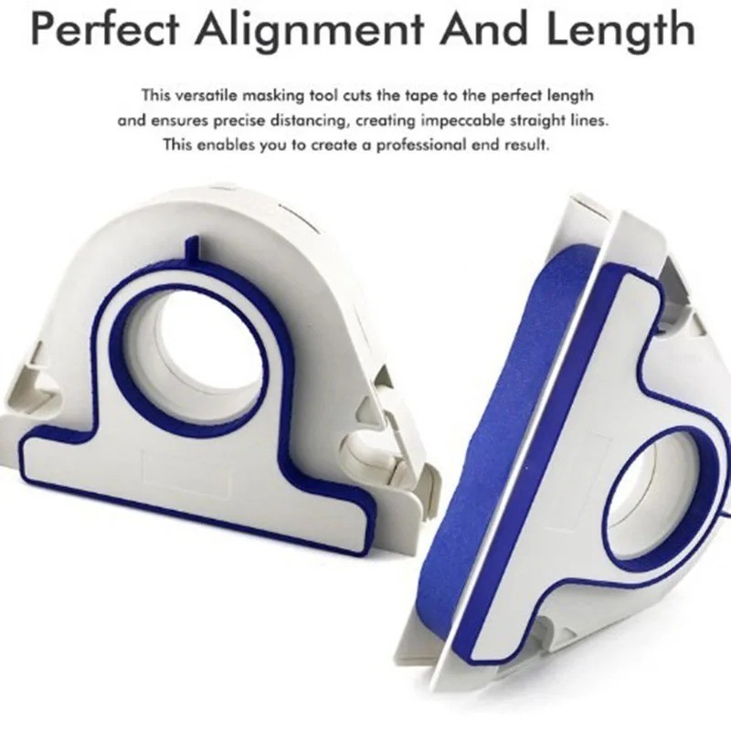 Painter Masking Tape Applicator with Corner Attachment for Window Door Frames