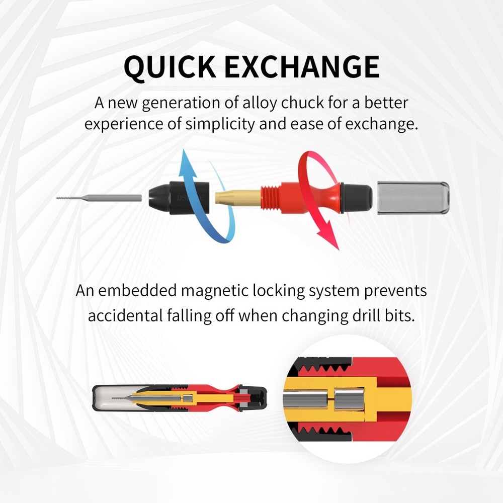DSPIAE: Flat Core Drilling & Chamfering [Option Kit 2] Photo Etch Chip Removal