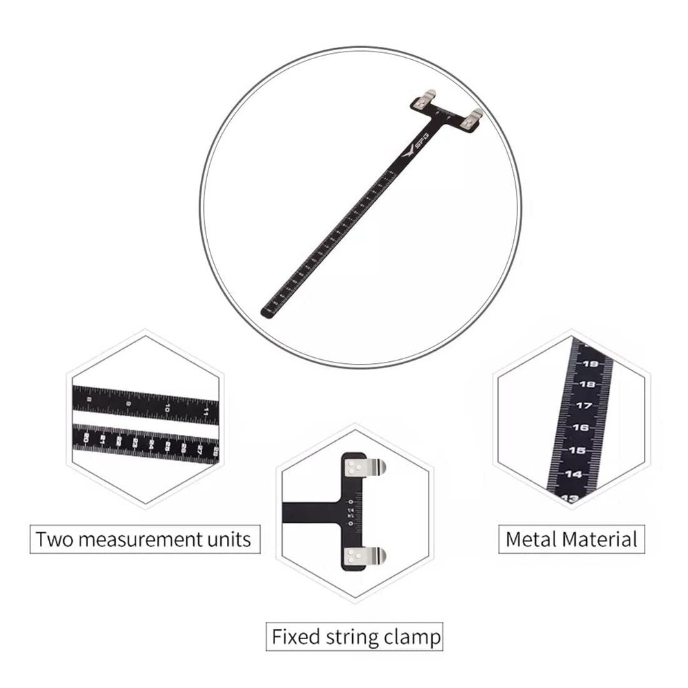 SOPOGER Archery Level Multifunctional Bow Tuning Tools for Rest Yellow