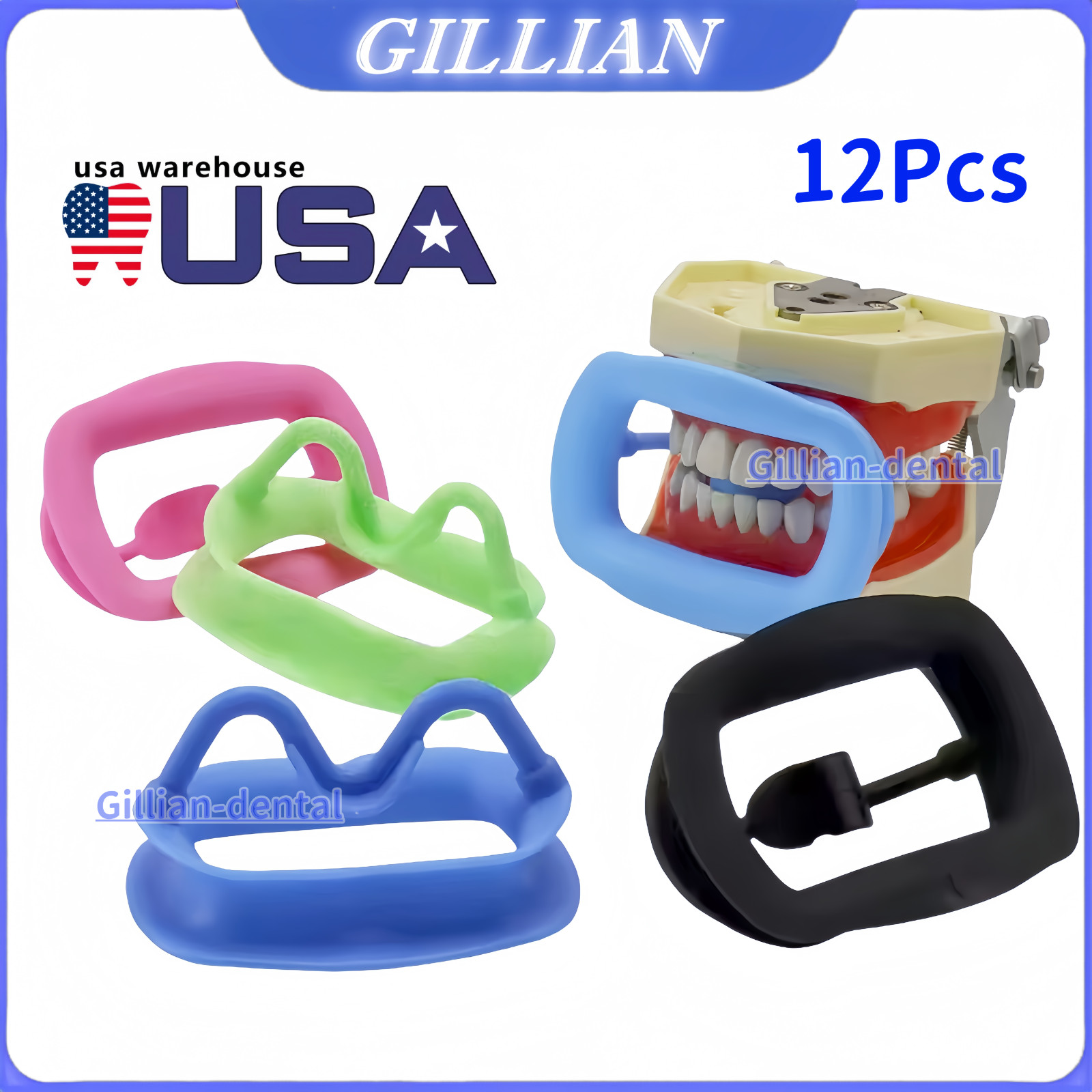 Silicone Soft Mouth Opener Props Dental Adults Teeth Whitening Cheek Retractor