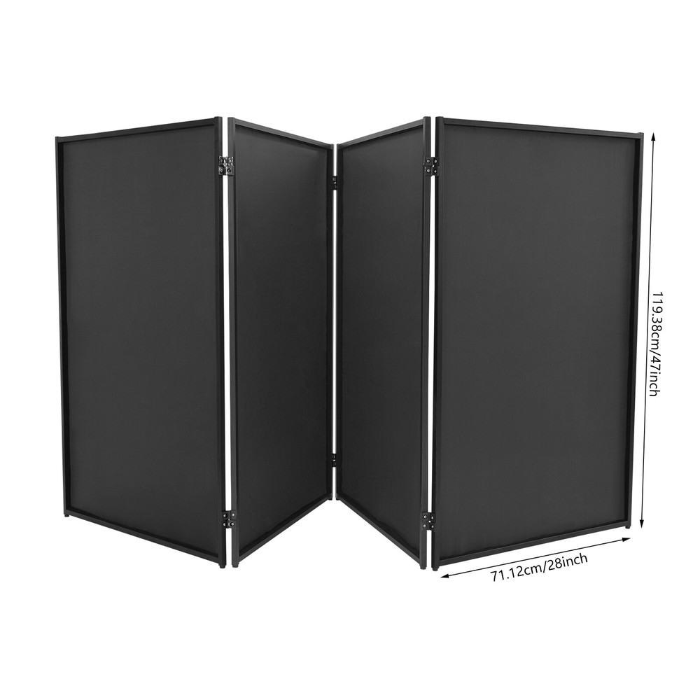 Portable Foldable 4-Panel Light Metal Frame Booth Free Standing Event Facade us