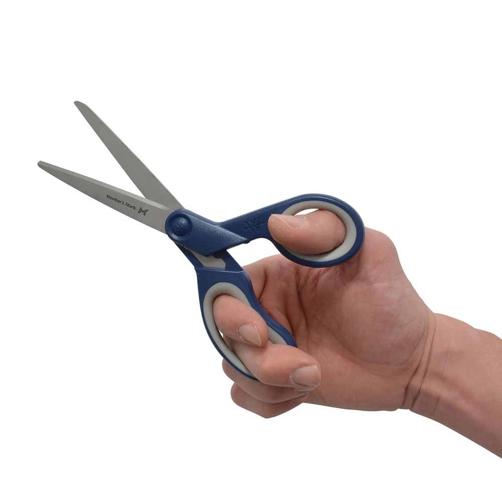 Member's Mark Anti-Microbial Scissors with Box Cutter – Safe & Versatile Tool