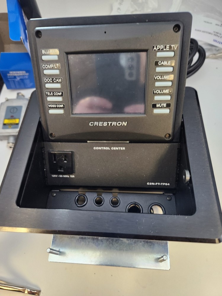 Crestron C2N-FT-TPS4-B Flip Top Touch Panel Control Center
