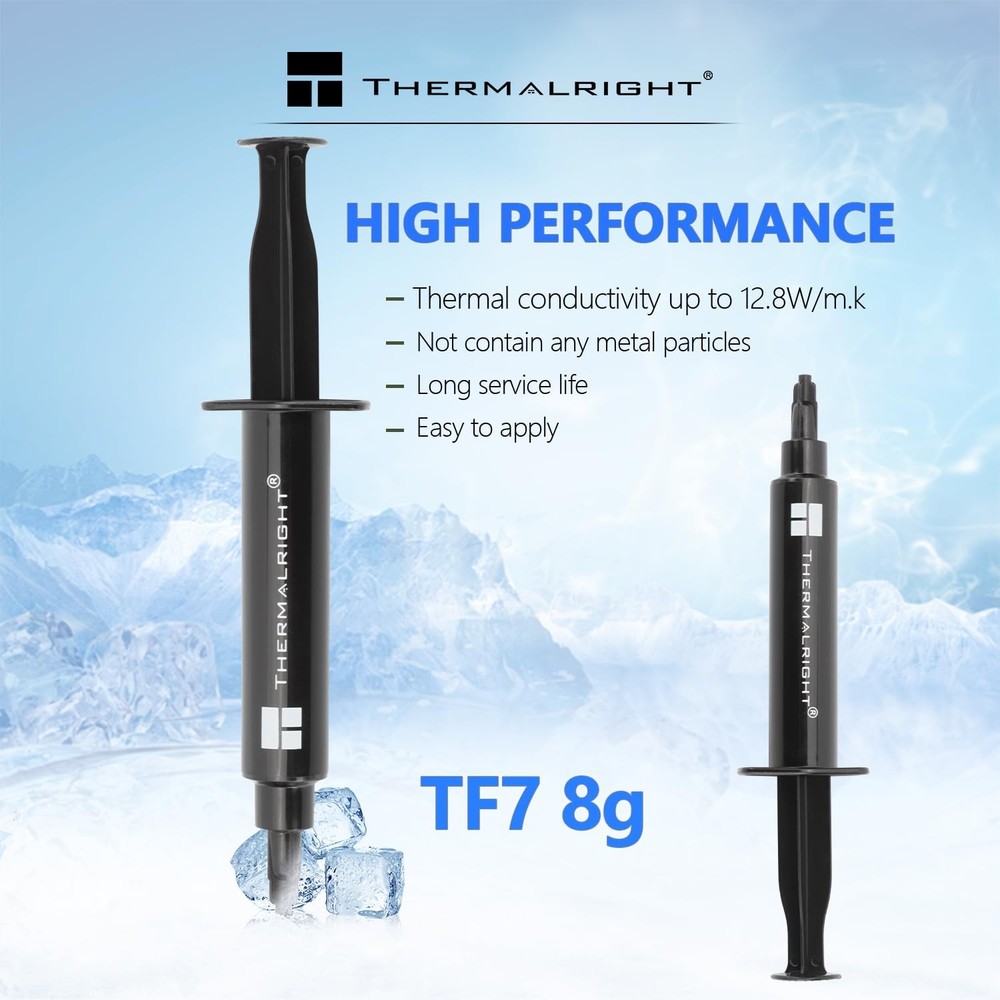 TF7 8g Thermal Paste Compound for CPU/GPU/All Coolers,Thermal Conductivity is...