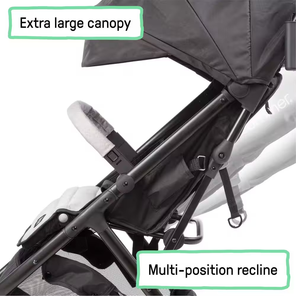 3Dquickclose CS+ Compact Fold Infant Baby Stroller, Black