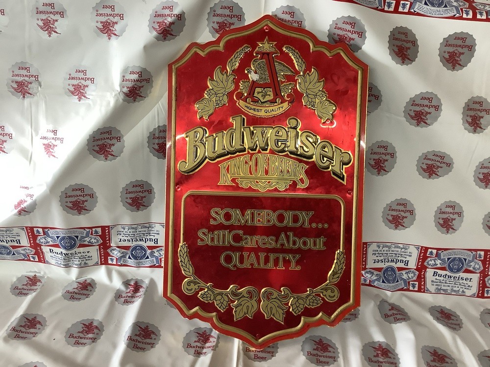 Budweiser Wall Tin 1980’s