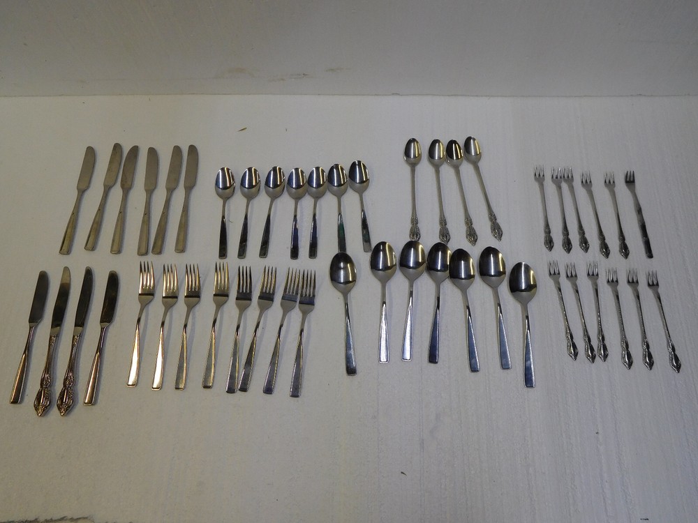 FLATWARE 45 PIECES MIXED GW