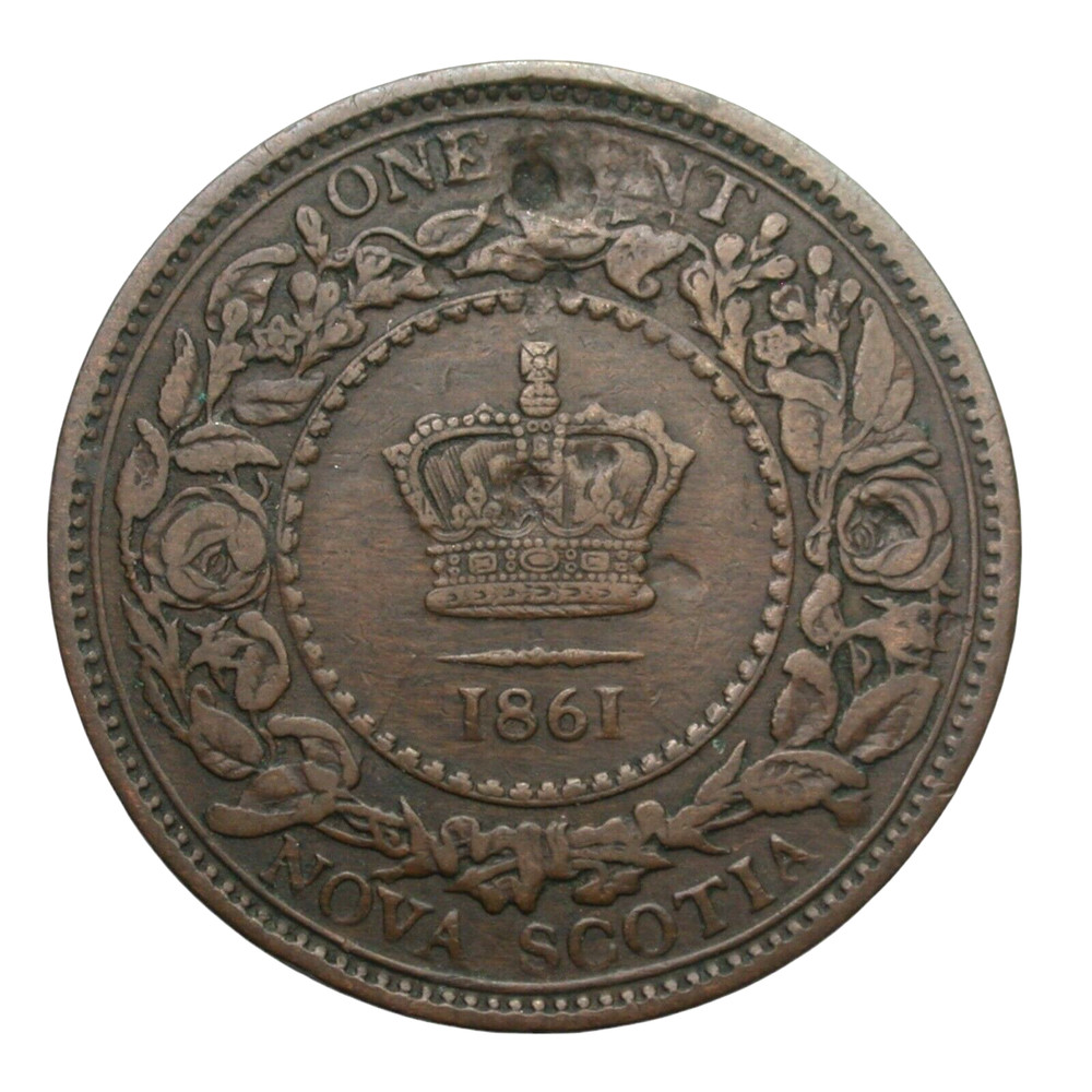 Canada 1 Cent 1861 Nova Scotia