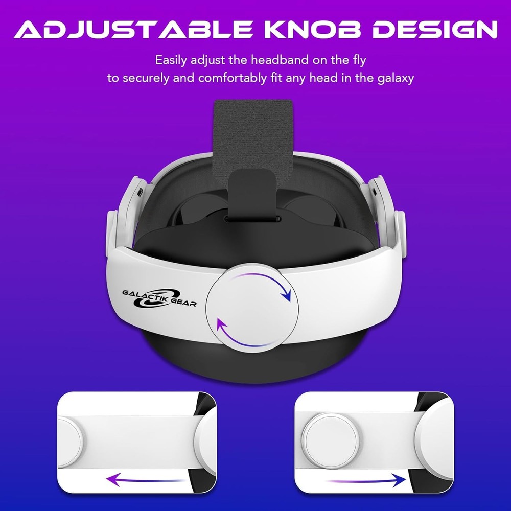 Lightweight Adjustable Head Strap Replacement for Oculus/Meta Quest 3/3s