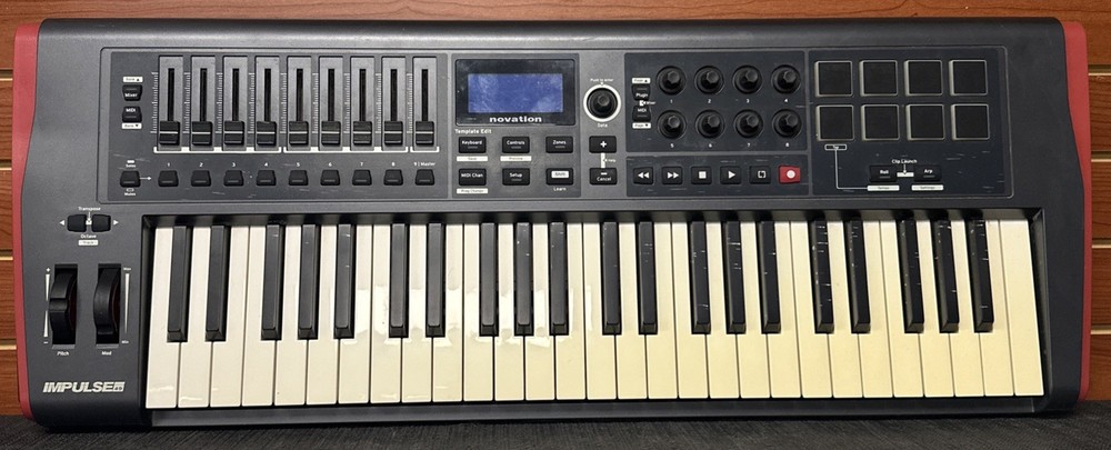 Novation Impulse 49 MIDI Keyboard Controller With Cables