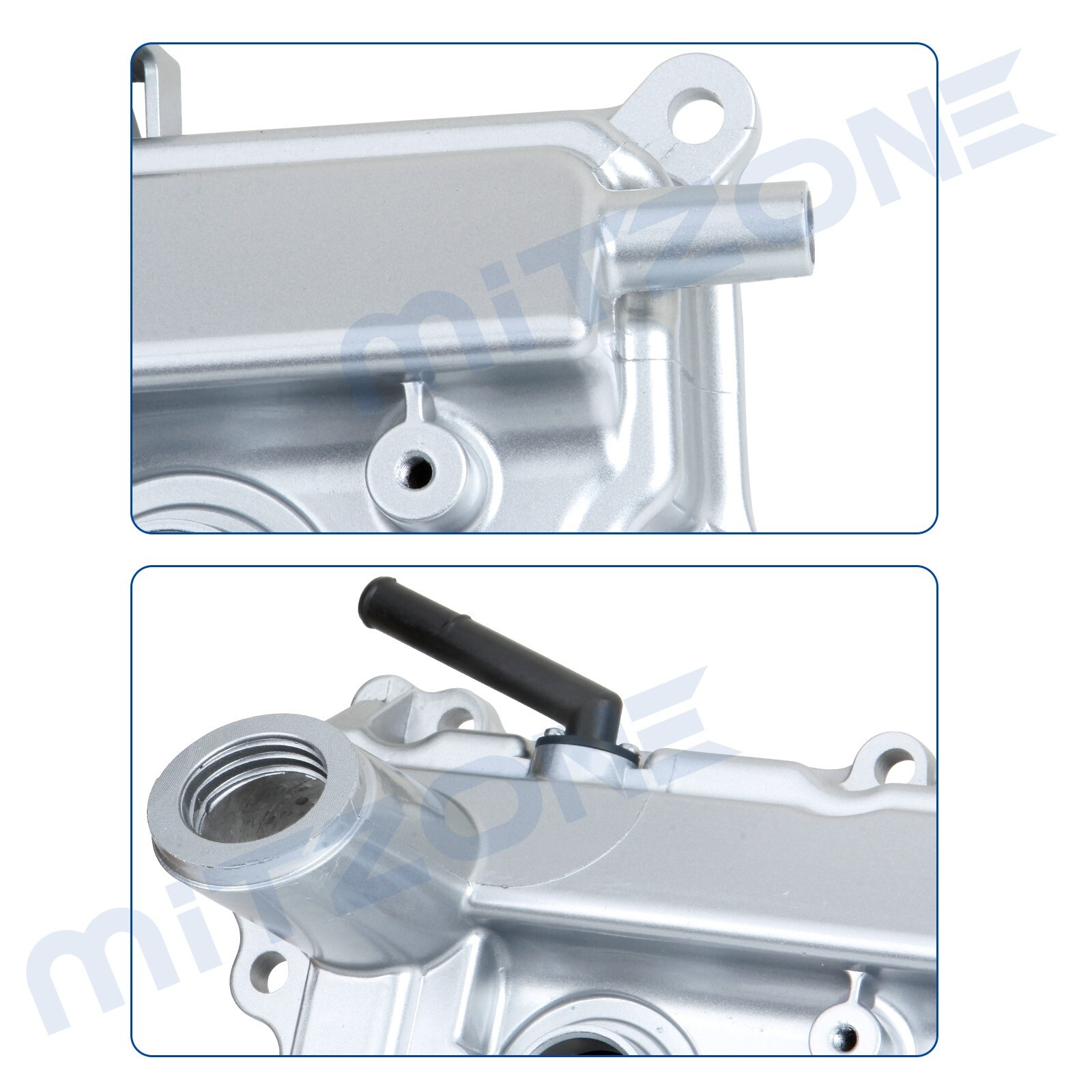 2x Upgrade Aluminum Valve Cover Kit for 2003-07 Infiniti G35 Nissan 350Z VQ35DE