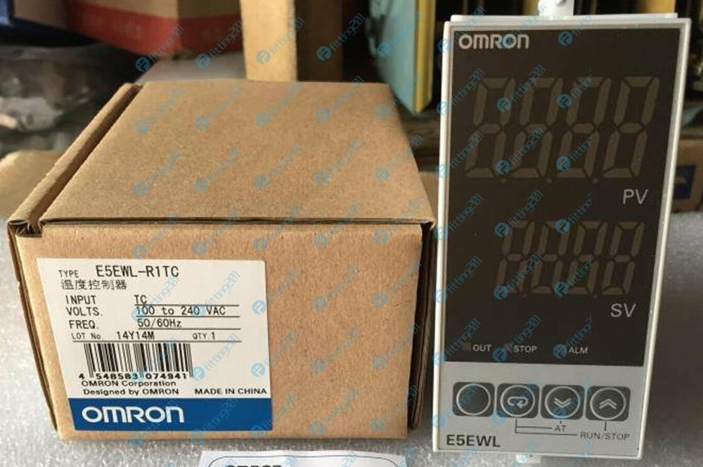 1piece OMRON Temperature Controller E5EWL-R1TC 100-240VAC
