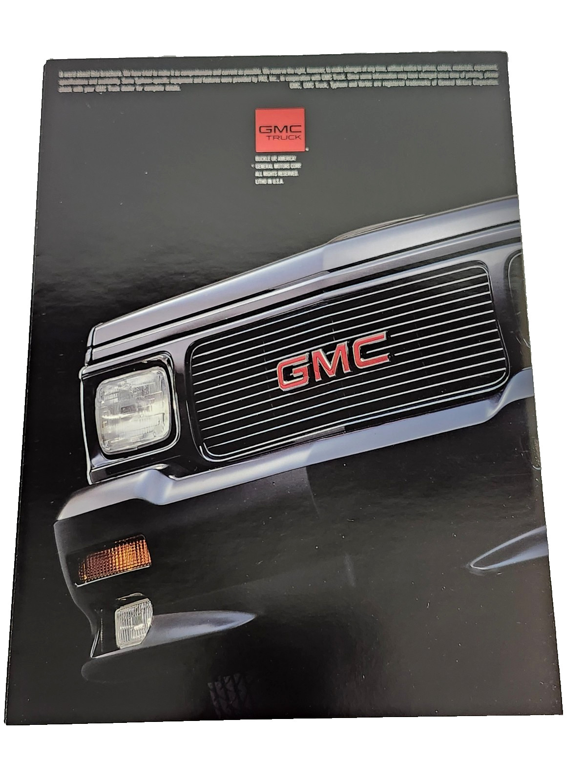 New Original 1992 - 93 GMC Typhoon SUV Dealership Fold Out Poster Sales Brochure