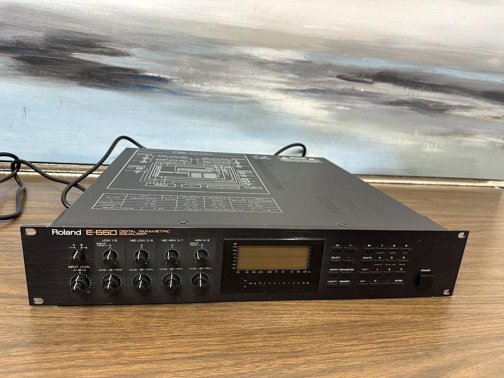 DEFECTIVE Roland E660 Digital Parametric Equalizer Eq Vintage Rack G3D