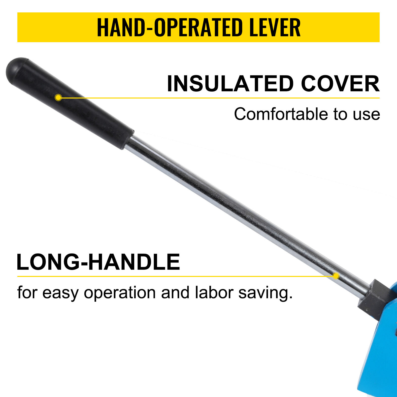 VEVOR Metal Shrinker and Stretcher 2-IN-1 90mm Throat 18 Gauge Mild Steel