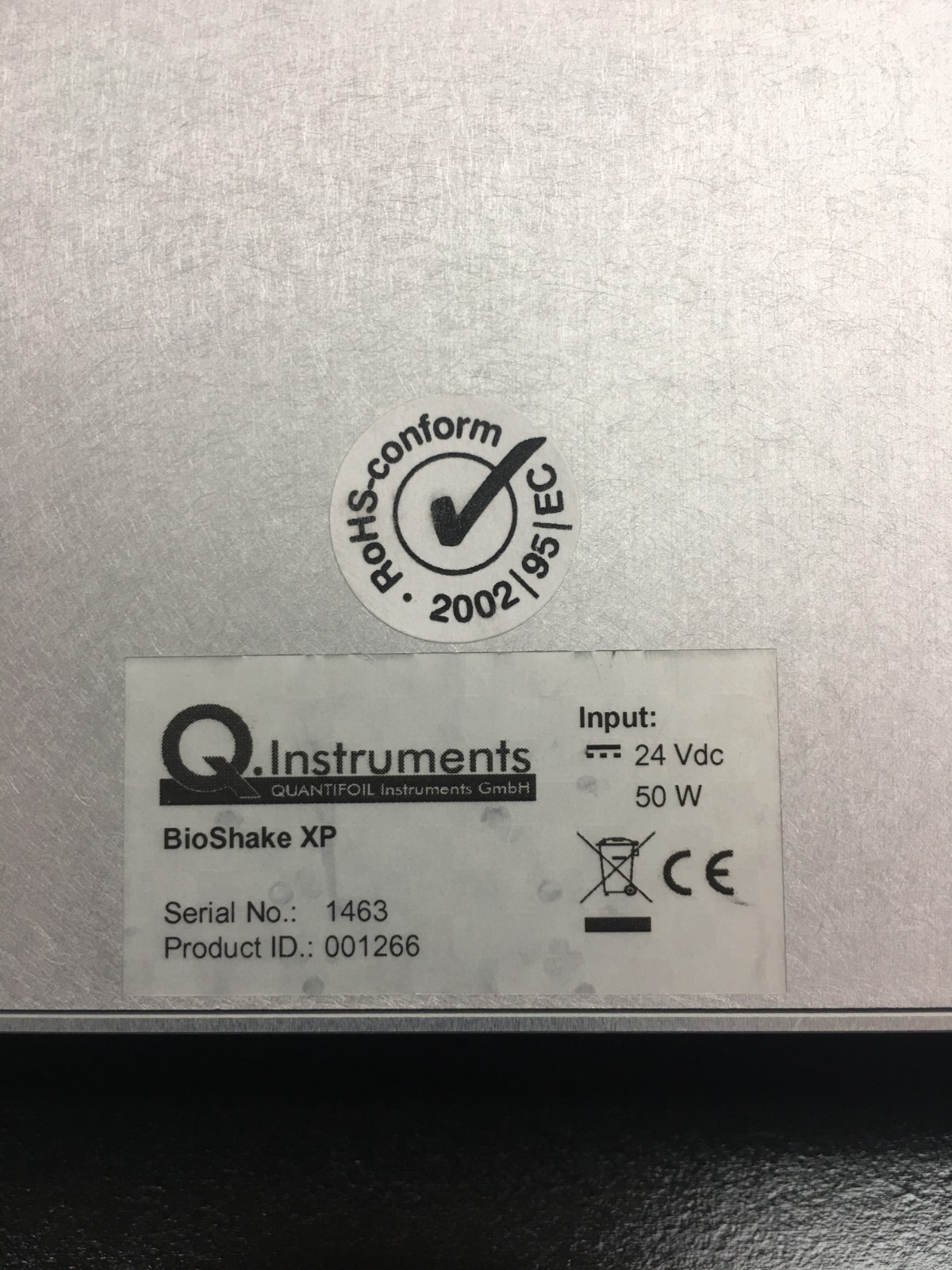 Q Instruments BioShake XP 001266 High Speed Lab Mixer with WARRANTY