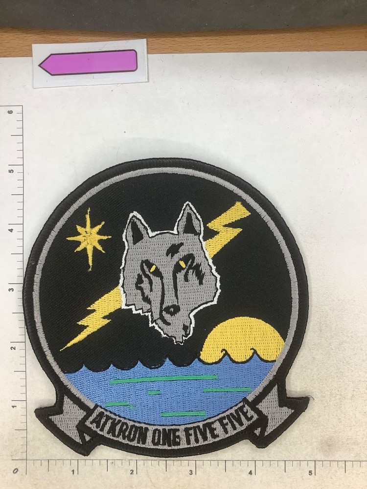 US NAVY ATKRON ONE FIVE FIVE SQUADRON PATCH