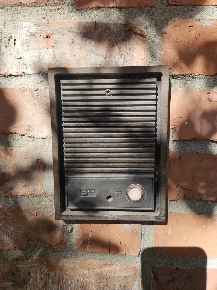 Nutone Intercom Lighted Push Button Door Bell Speaker Is69 Is67 Is70 Is54 Pb18