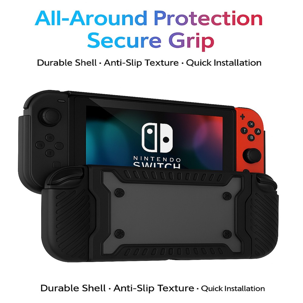 For Nintendo Switch OLED Model 2021 Case Soft Silicone Shock Proof Cover