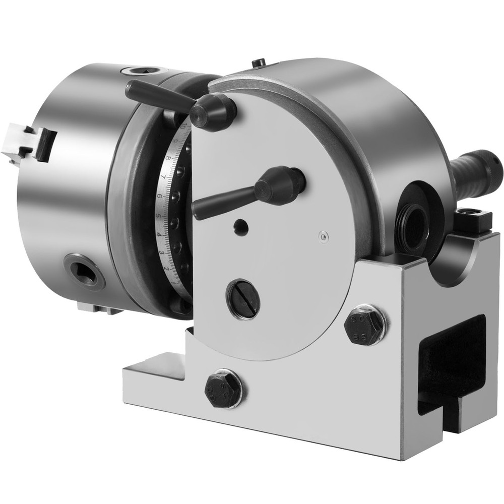 Precision BS-0 Dividing Head: 5in Chuck, Adjustable Head, MT2