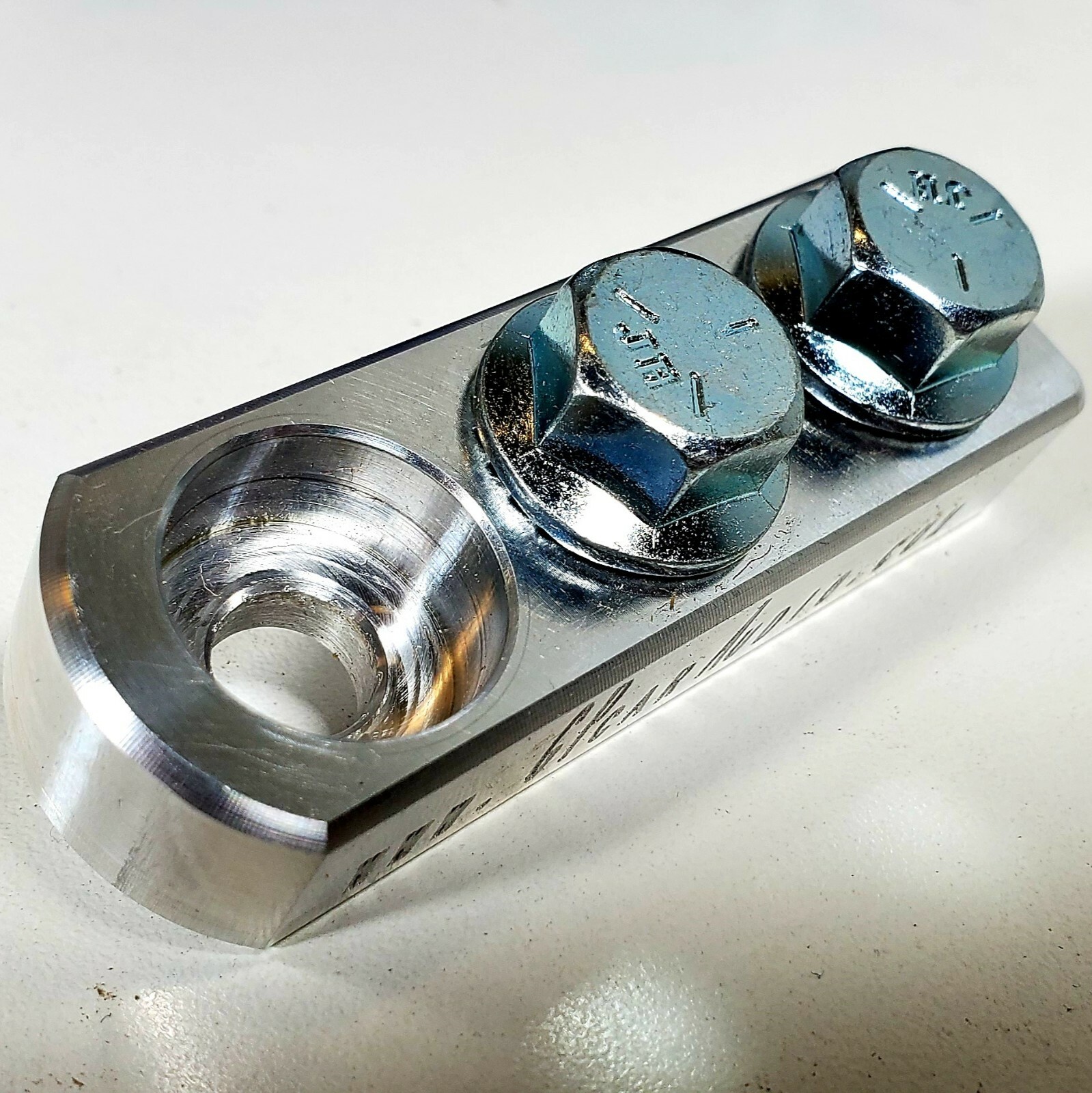 2 Spot Alternator Distribution Block 1/0 2/0 AWG LUG Battery Terminal dual input