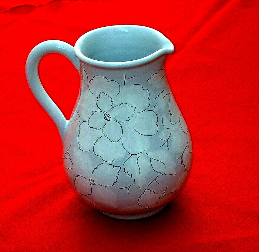 Deruta Ceramic Fiandra Pitcher 8in