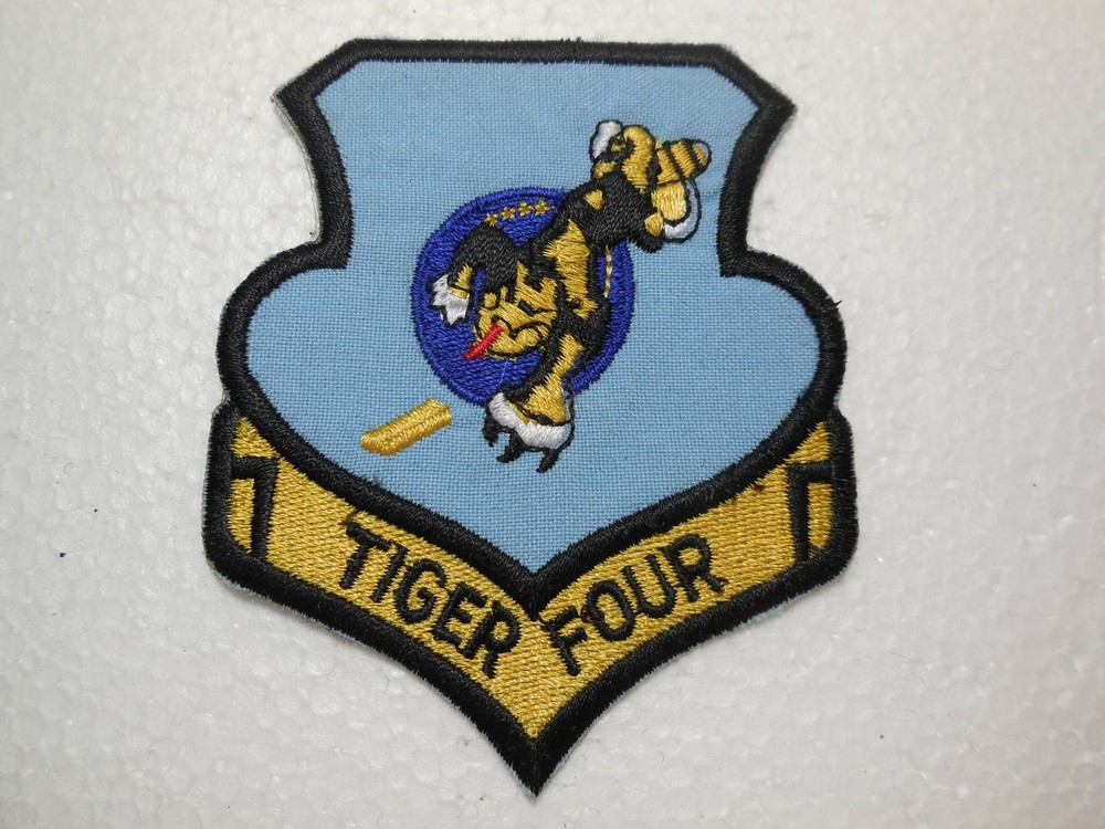 USAF 4TH TRAINING SQUADRON TIGER FOUR PATCH FREE USA SHIPPING