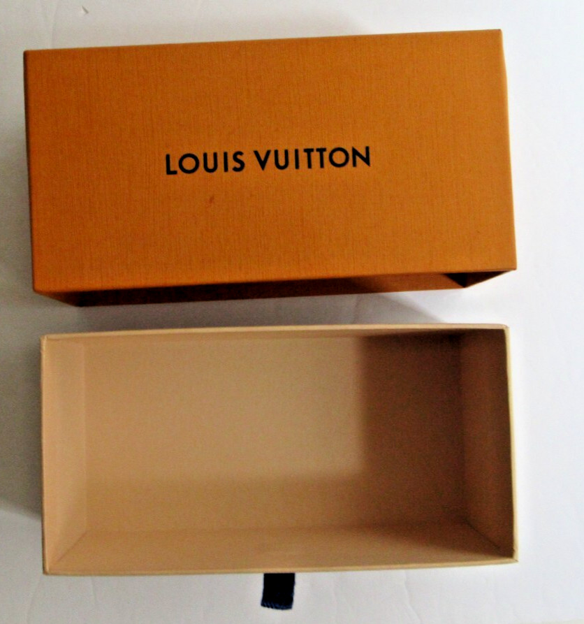 LOUIS VUITTON EMPTYRectangular Gift Box Pull Drawer Style 7" x 3.5" x 3"