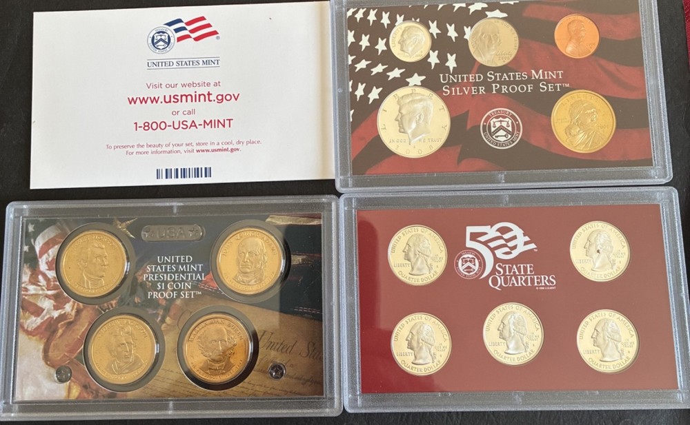 2008 Silver San Francisco Proof Set US Mint Original Government Packaging