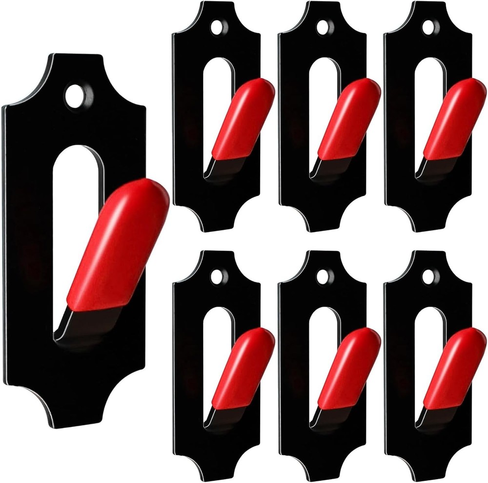6-Pack Deer Skull Mount Hanger with Silicone Protector - Durable & Elegant