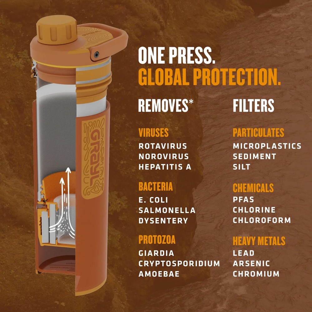GRAYL UltraPress Purifier WaterBottle