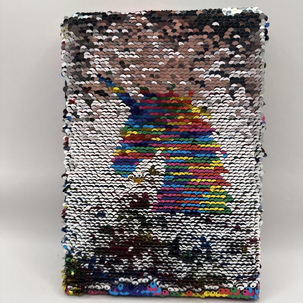 Unicorn sequin padded notebook - 8.5” x 6”