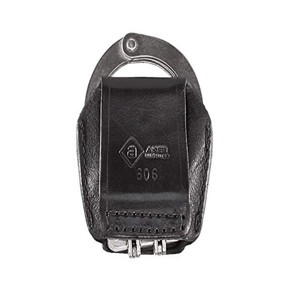 Aker Leather Aker - 606 Slim Open Hinged Handcuff Case Plain