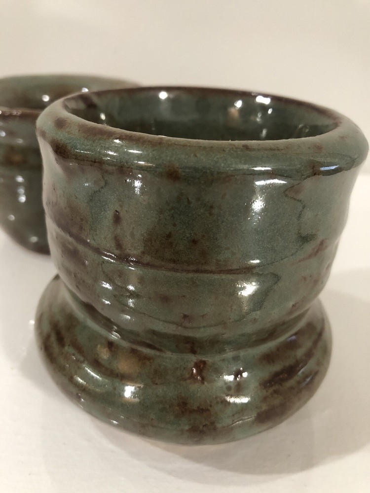 vintage handmade pottery clay vase