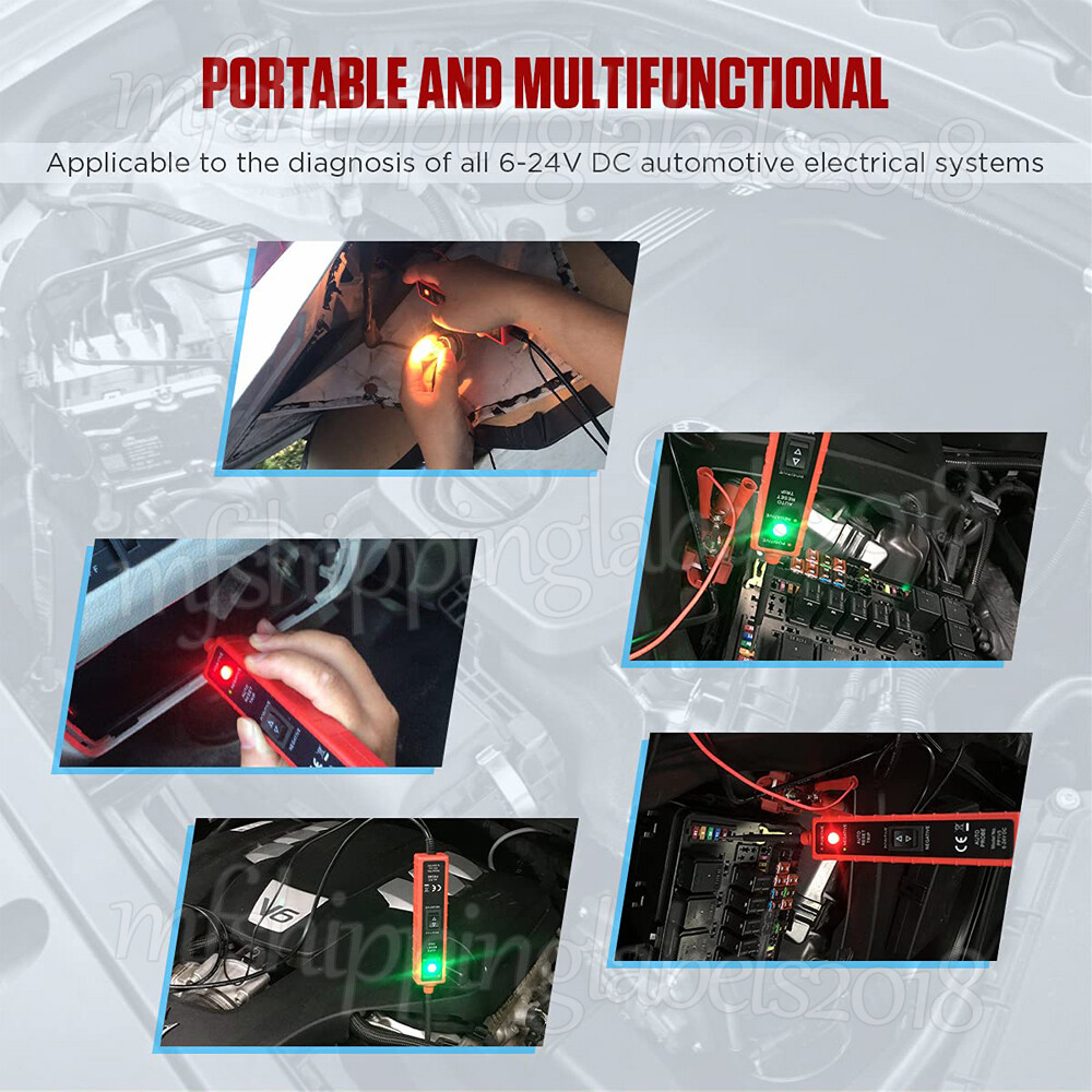 6-24V Car Auto Electrical Power Circuit Tester Probe Digital Test Device System