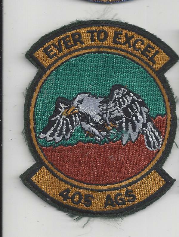 PATCH USAF 405TH AGS AIRCRAFT GENERATION SQ LUKE AFB