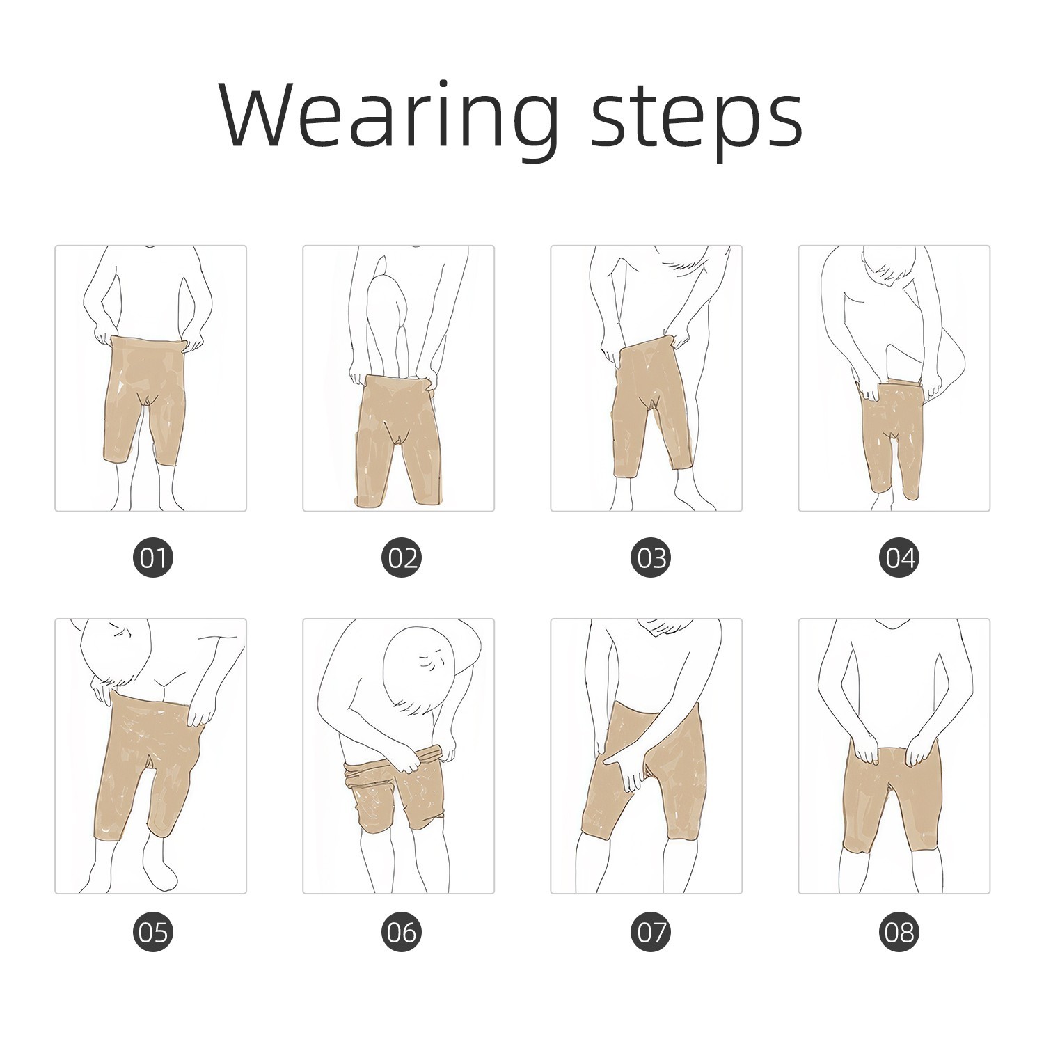 Silicone Hip Enhancer Pants Fake Ass Panties Can Pee and Insertion,Crossdressing