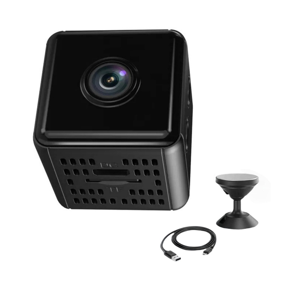 Wireless 1080P Mini Camera Night Vision Remote View SD Recording Home Security