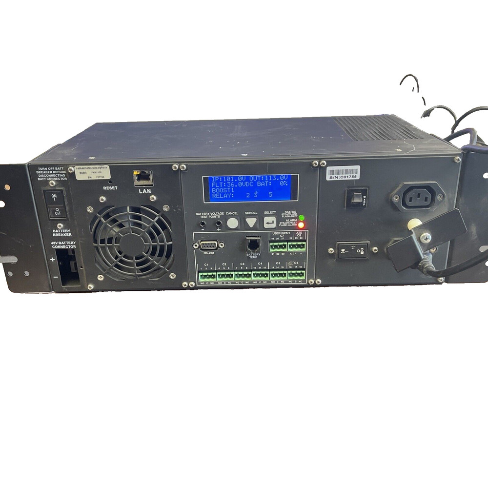Alpha FXM1100 UPS Uninterruptible Power Supply Module Rack Mountable