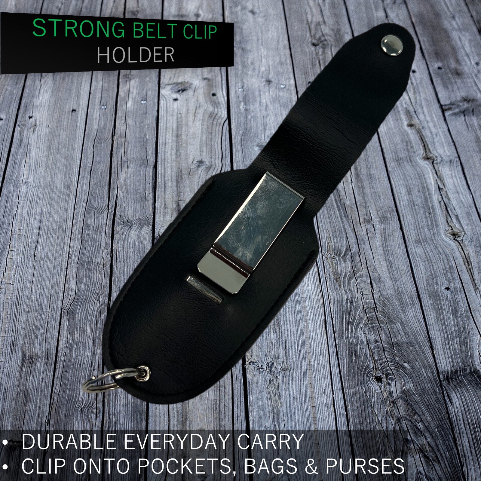 Police Magnum pepper spray 2oz Safety Lock Black Holster Belt Clip Security