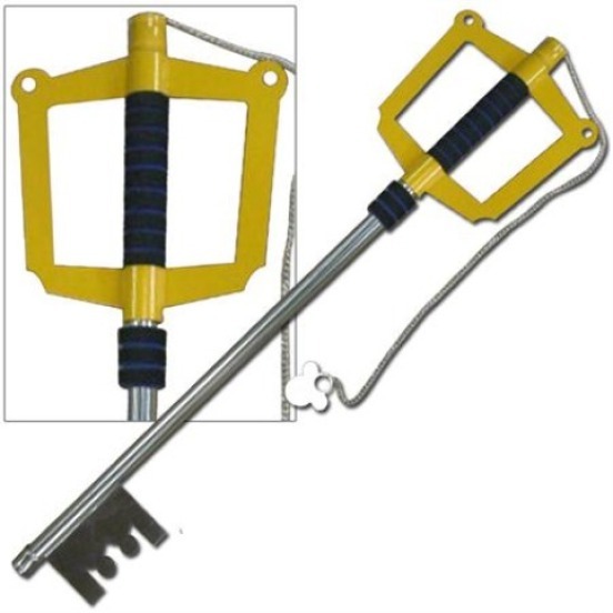 Kingdom of Hearts Sora's Keyblade FULL METAL Video Game Replica Cosplay 35" Long